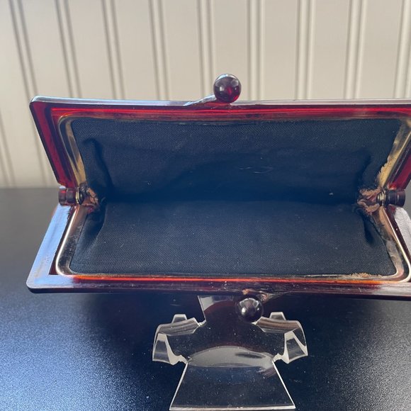 Vintage Leather Patchwork Leather Clutch Purse - Picture 7 of 16